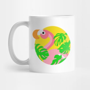 FLAMINGO WITH SUMMER LIFE Mug